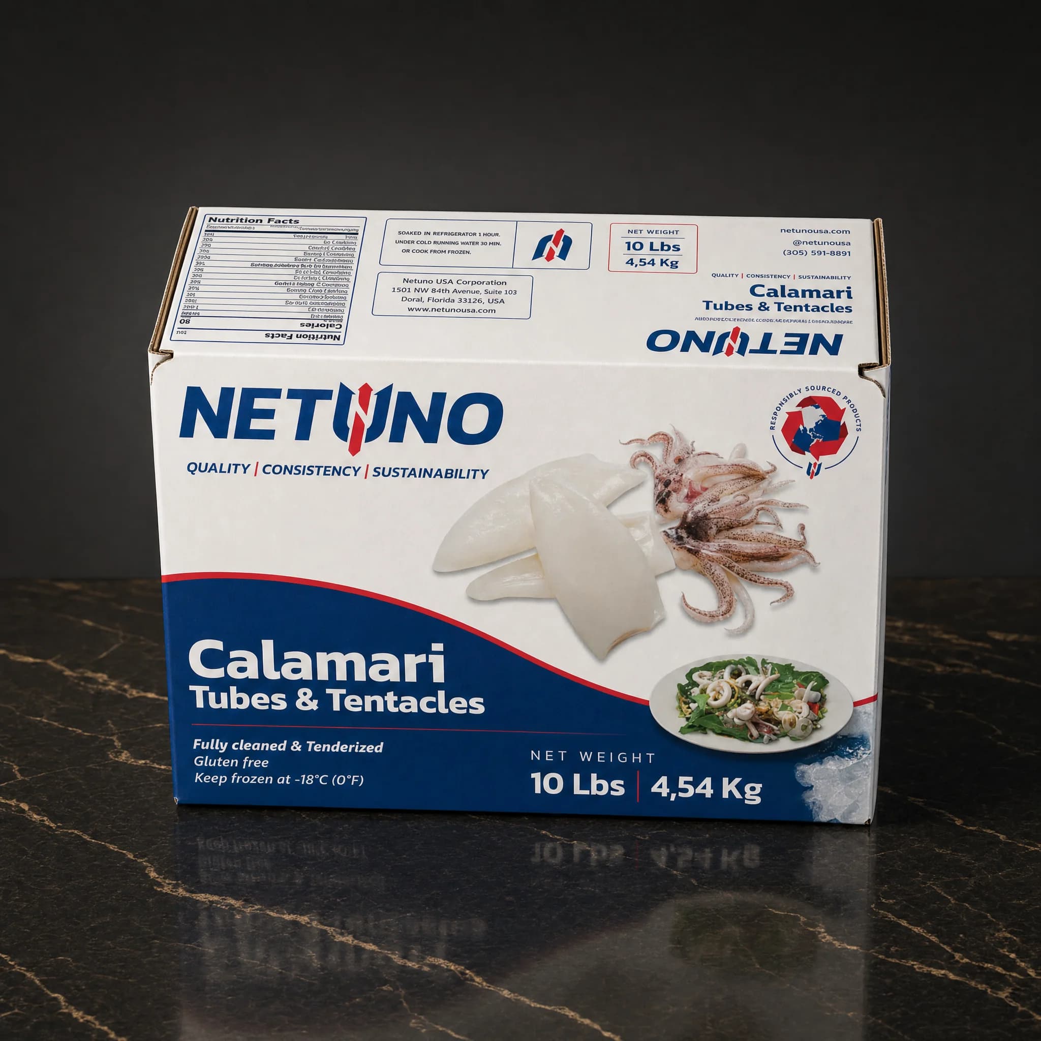 Netuno Calamari Squid T&T 3-5"
