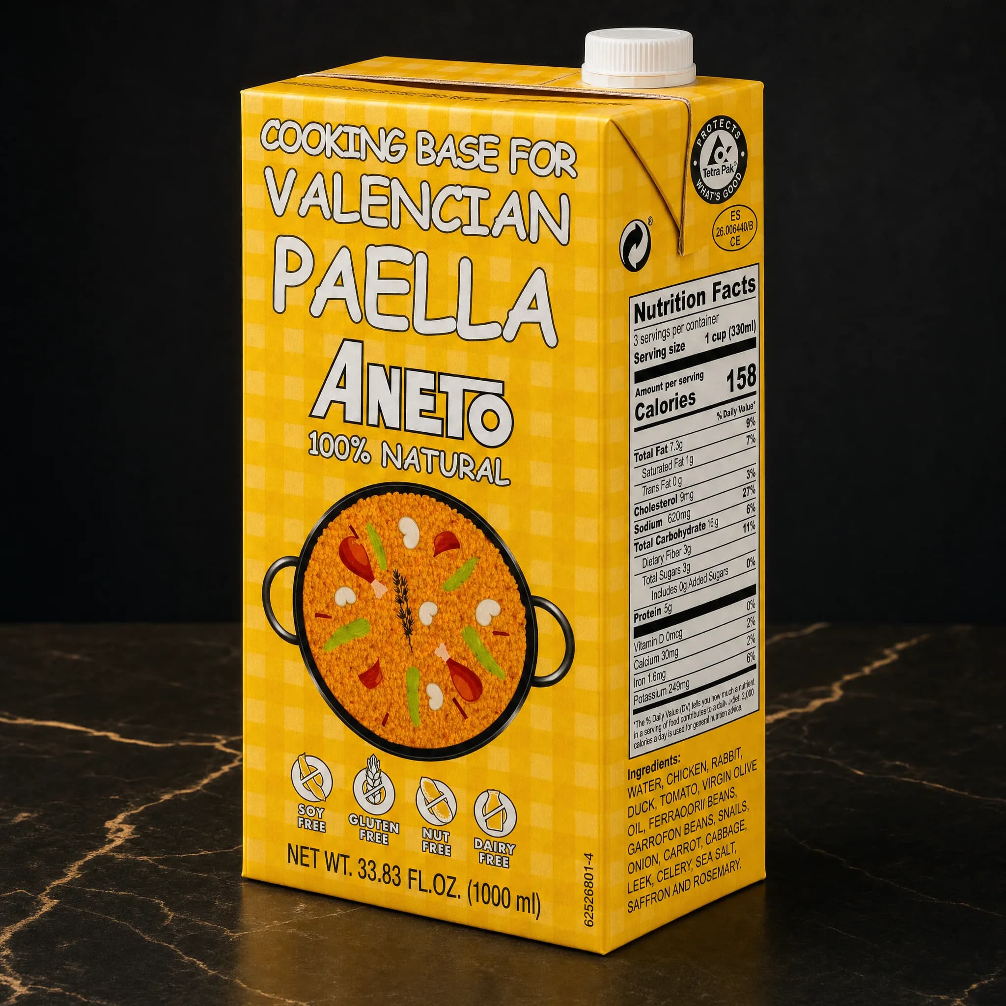 Aneto Cooking Base for Valencian Paella