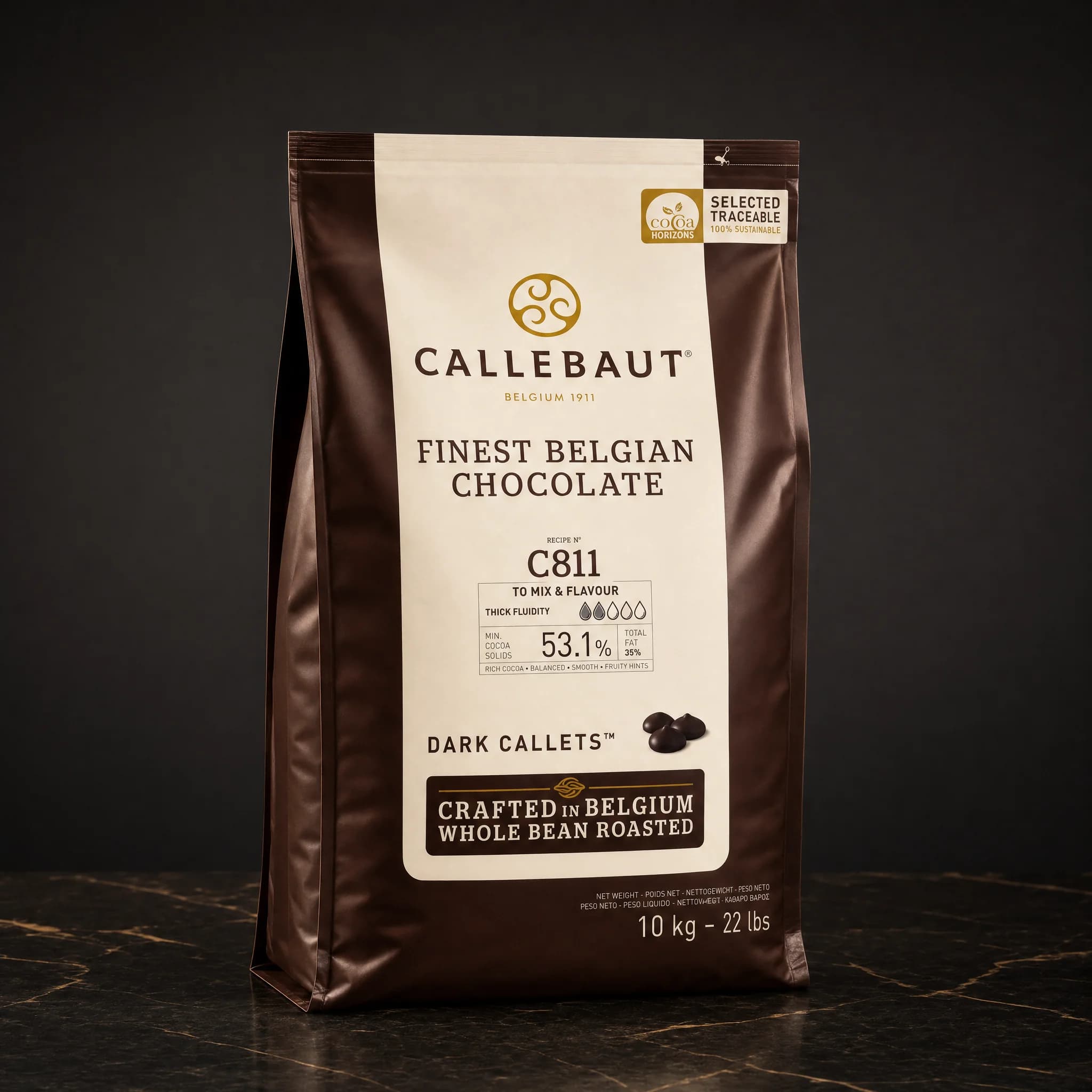 Callebaut Chocolate Callets Semisweet 53.1%