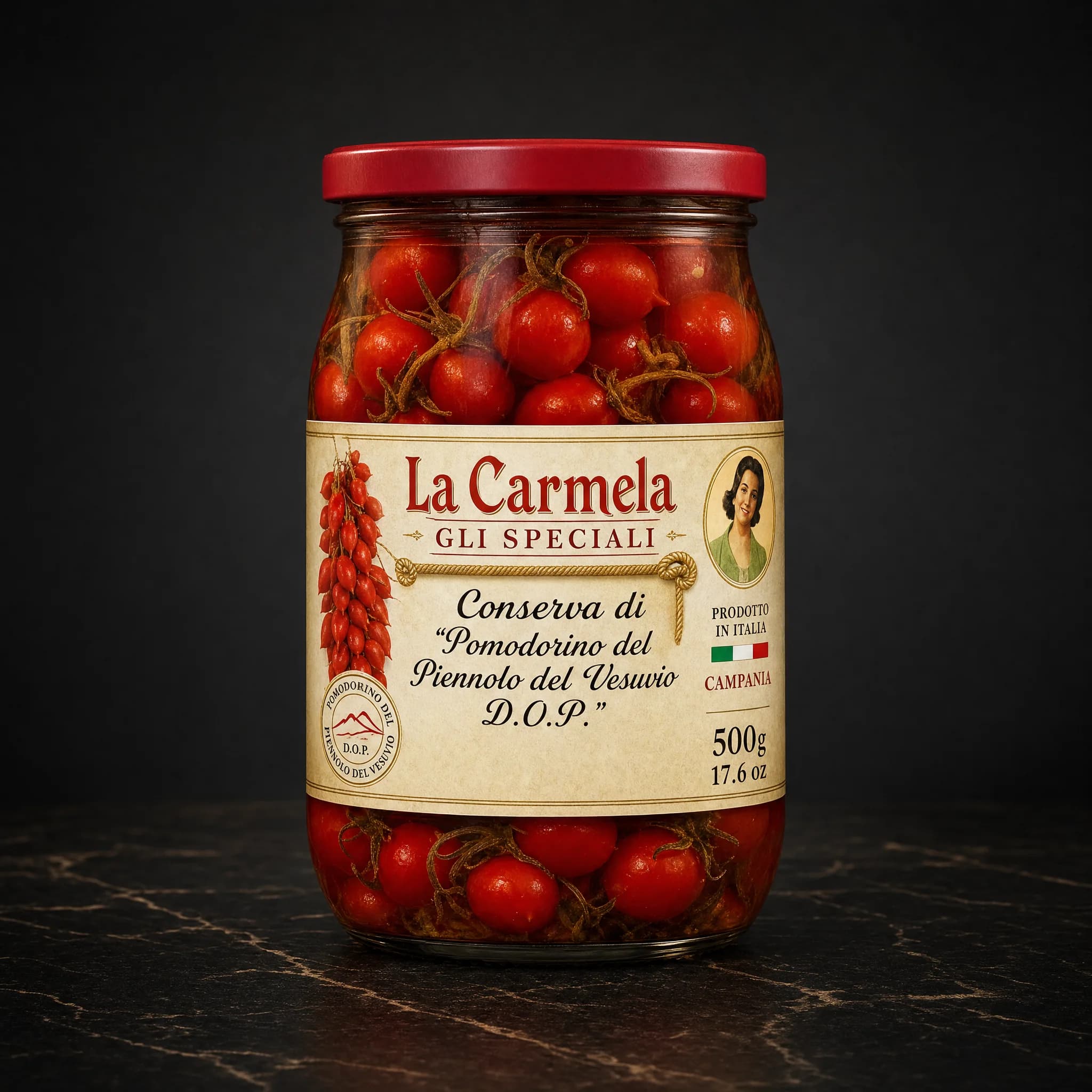 La Carmela Cherry Tomato Piennolo Vesuvio