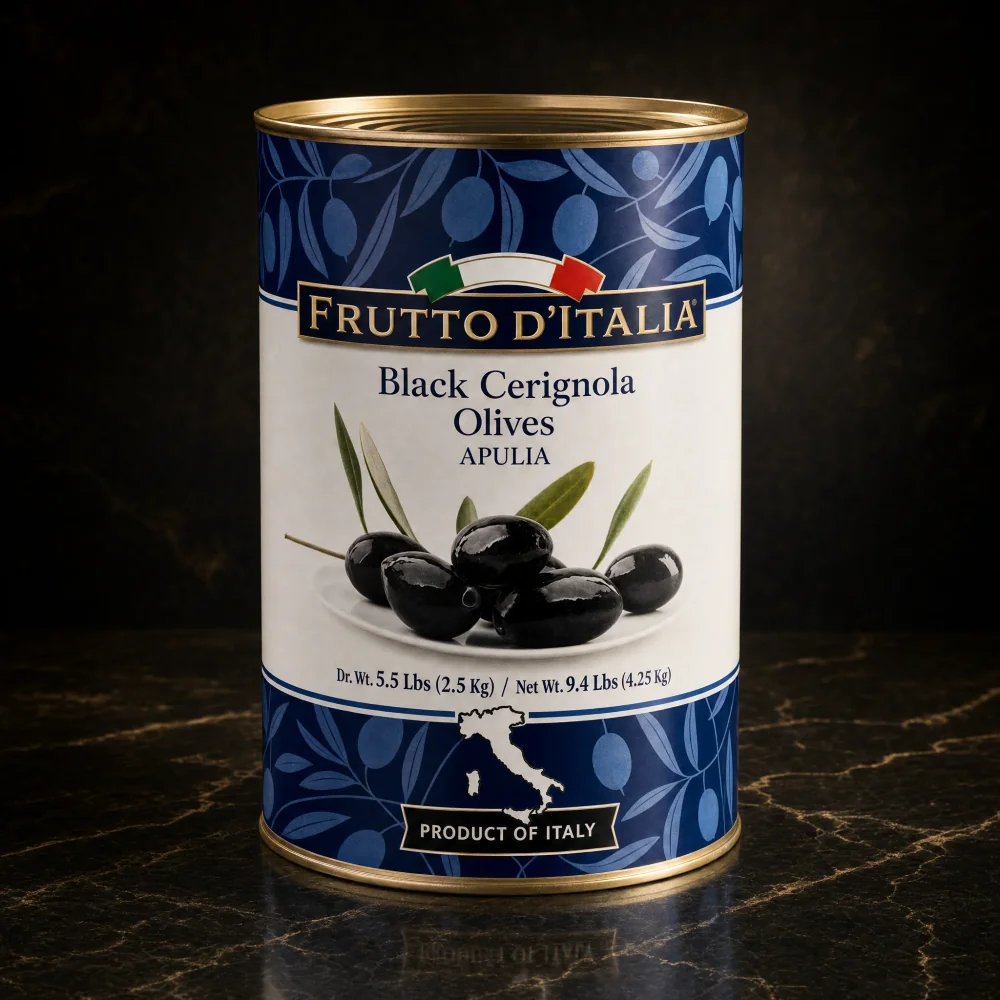 Frutto d'Italia Black Cerignola Olives
