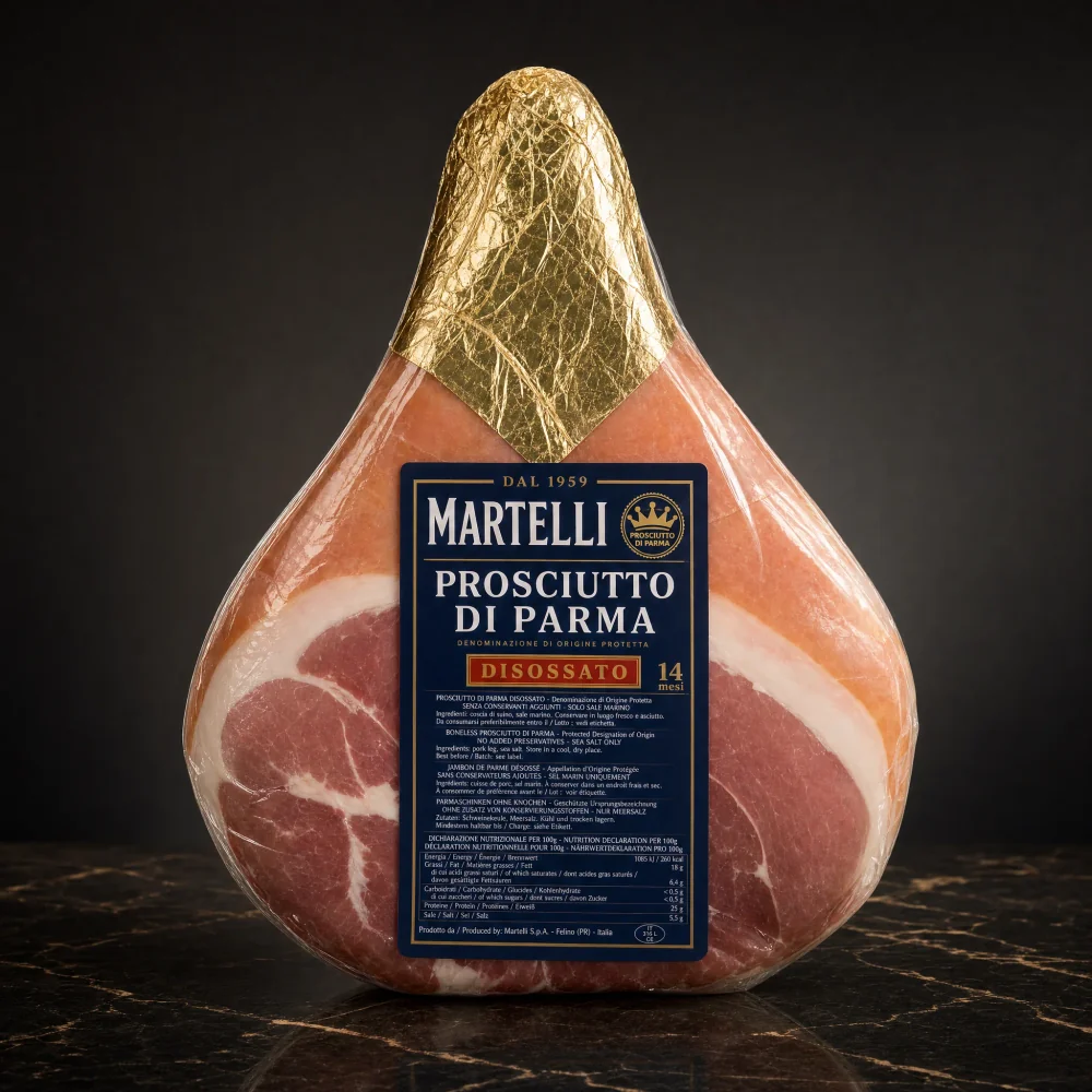 Martelli Boneless Prosciutto di Parma 14mo
