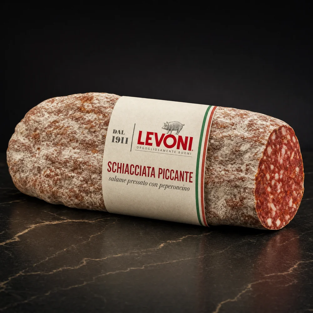 Levoni Salame Schiacciata Piccante