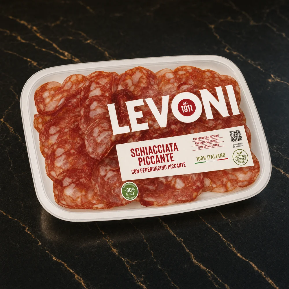 Levoni Spicy Schiacciata Salame 2oz