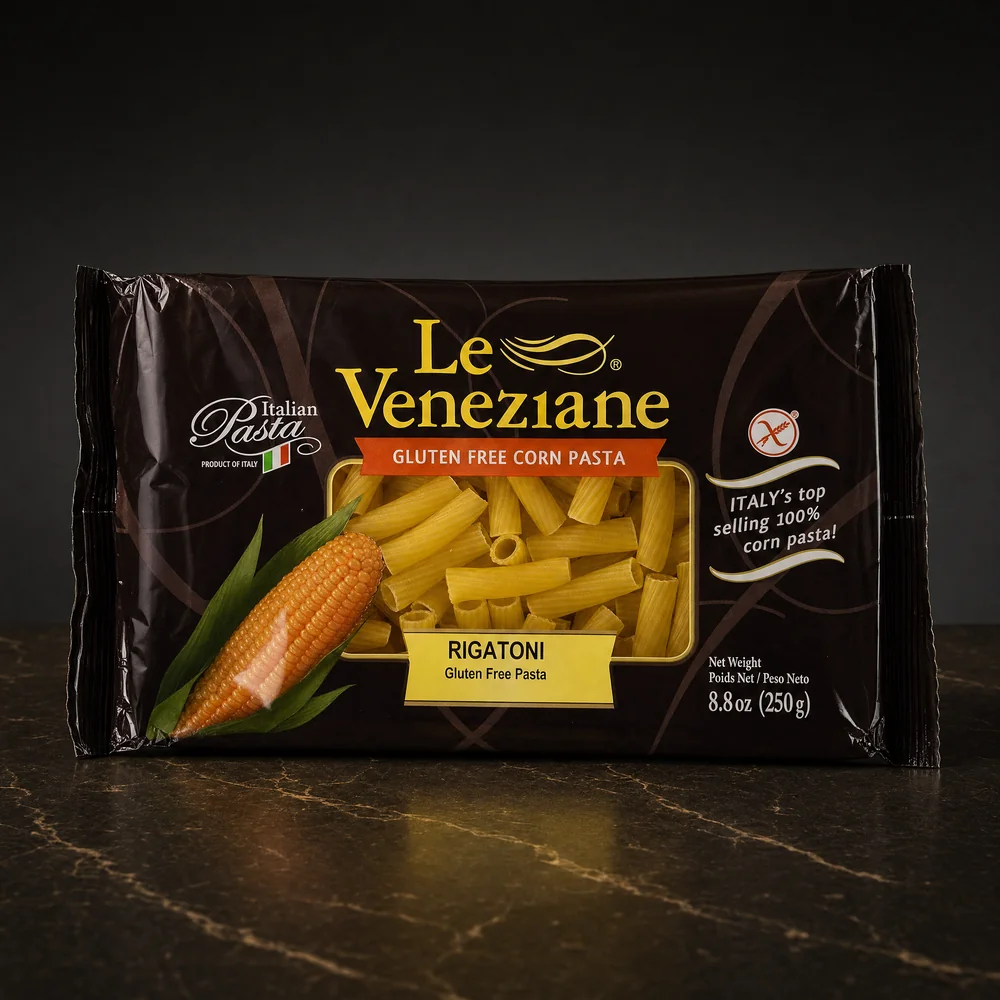 Le Veneziane Rigatoni Corn Pasta