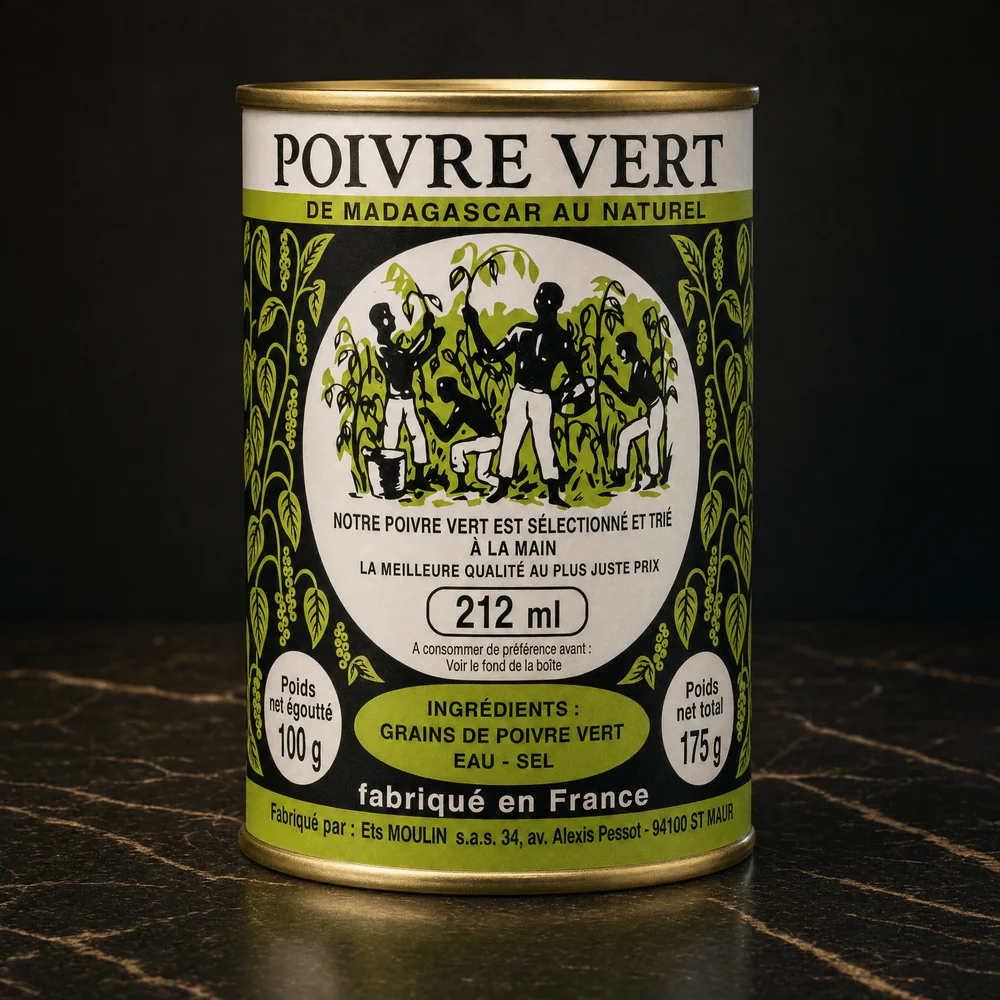 Poivre Vert Madagascar Green Peppercorn in Brine