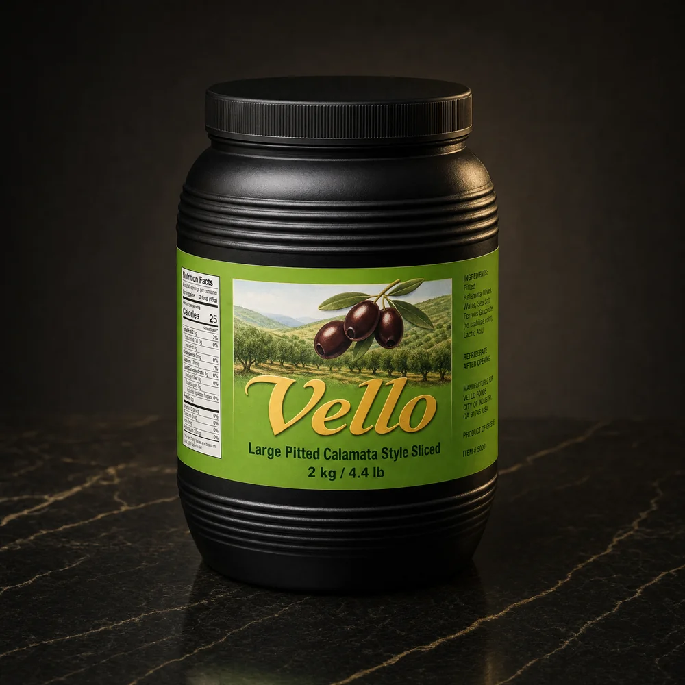 Vello Kalamata Olives Sliced