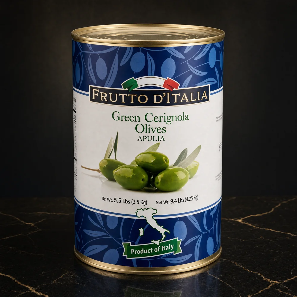 Frutto d'Italia Green Cerignola Olives