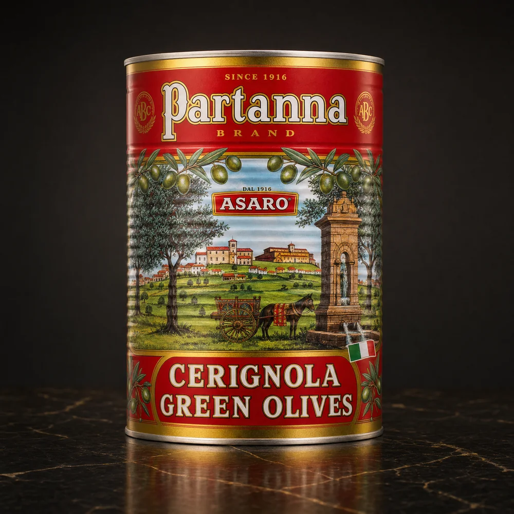 Partana Green Cerignola Olives