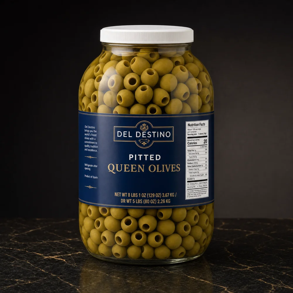 Del Destino Olives Queen Pitted