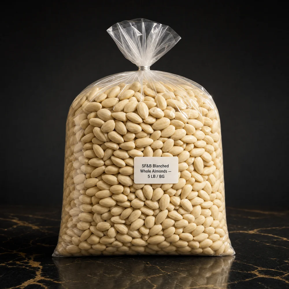 SF&B Almonds Blanched Whole