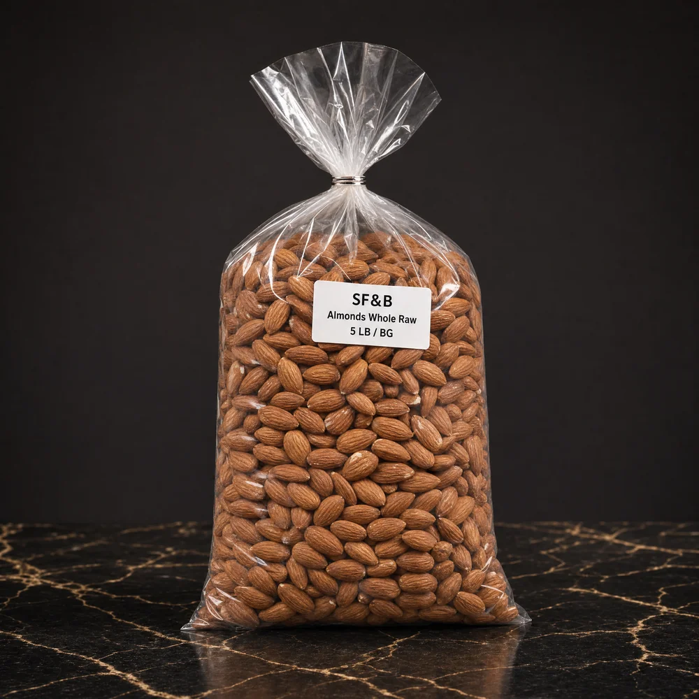 SF&B Almonds Whole Raw